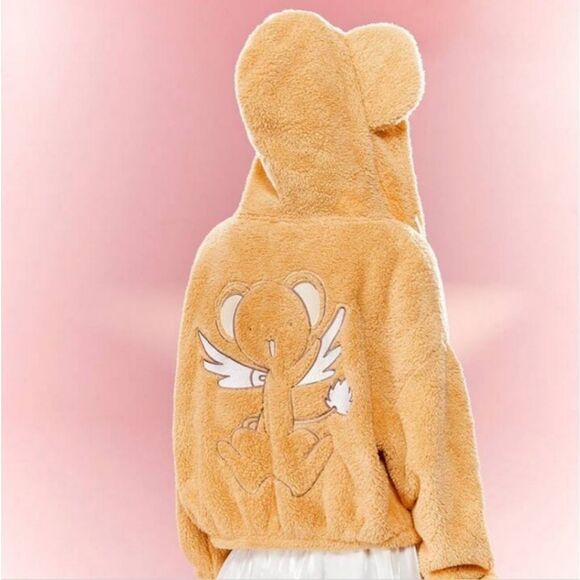 Cardcaptor Sakura Kero Plush Zip Up Hoodie - Picture 4 of 4